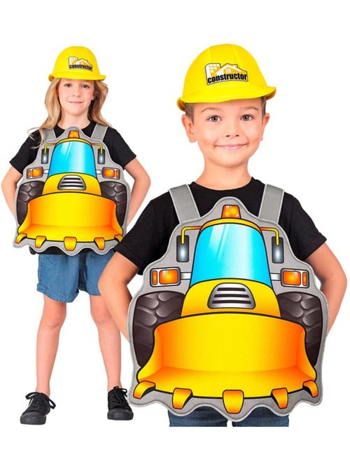 Costume de travailleur de la construction avec chapeau - Kiabi