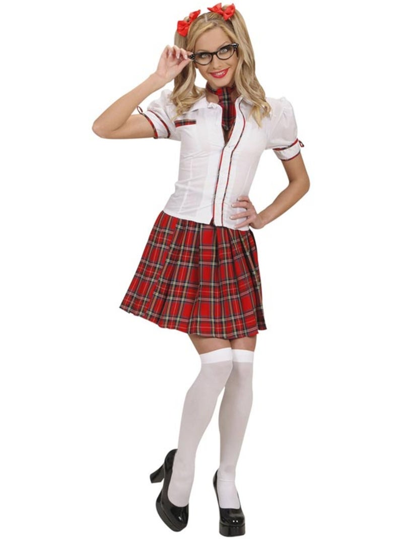 Costume d'écolière avec cravate Multicolore - Kiabi