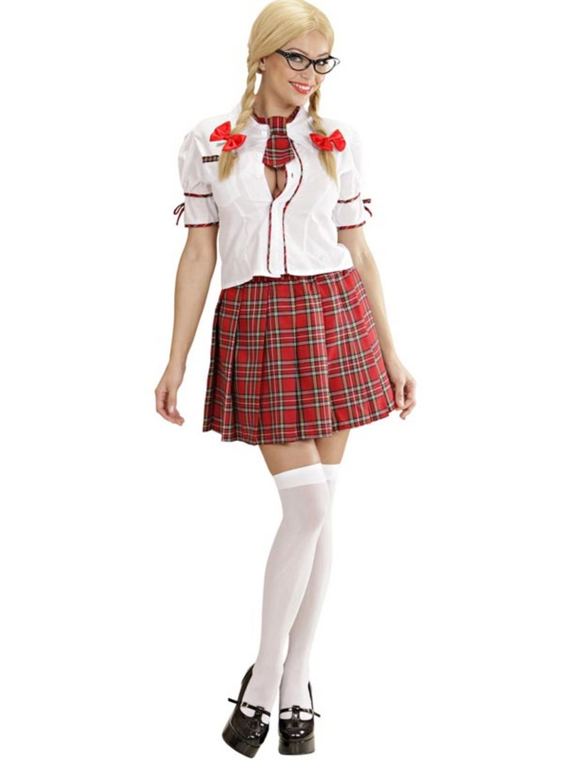 Costume d'écolière avec cravate Multicolore - Kiabi