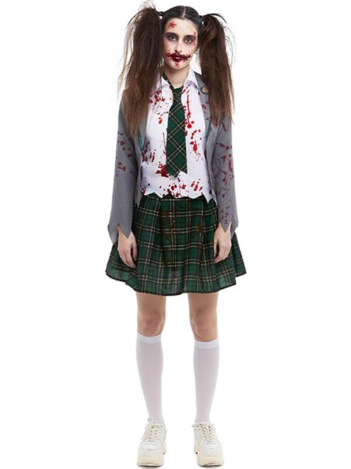 Costume d'écolière zombie avec veste - Kiabi