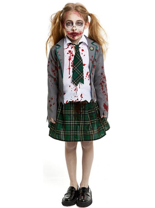 Costume d'écolière zombie avec veste - Kiabi