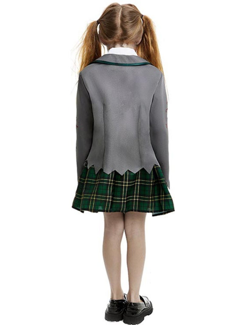 Costume d'écolière zombie avec veste Multicolore - Kiabi