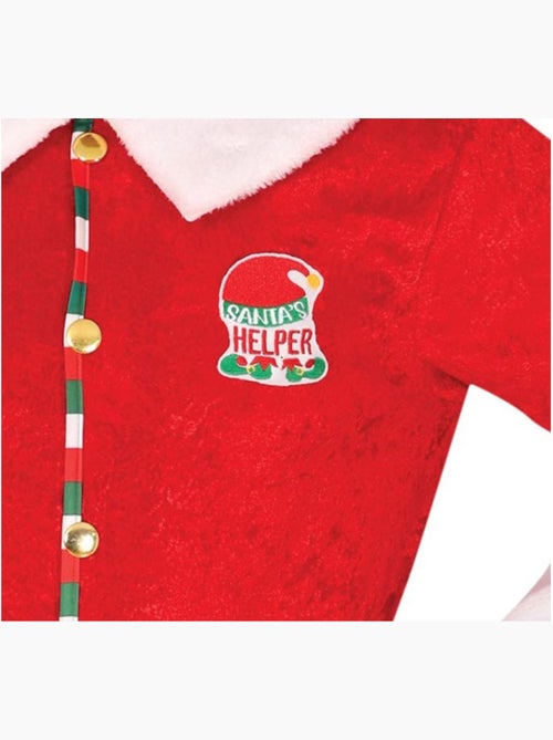 Costume d'elfe assistant du Père Noël avec ceinture - Kiabi