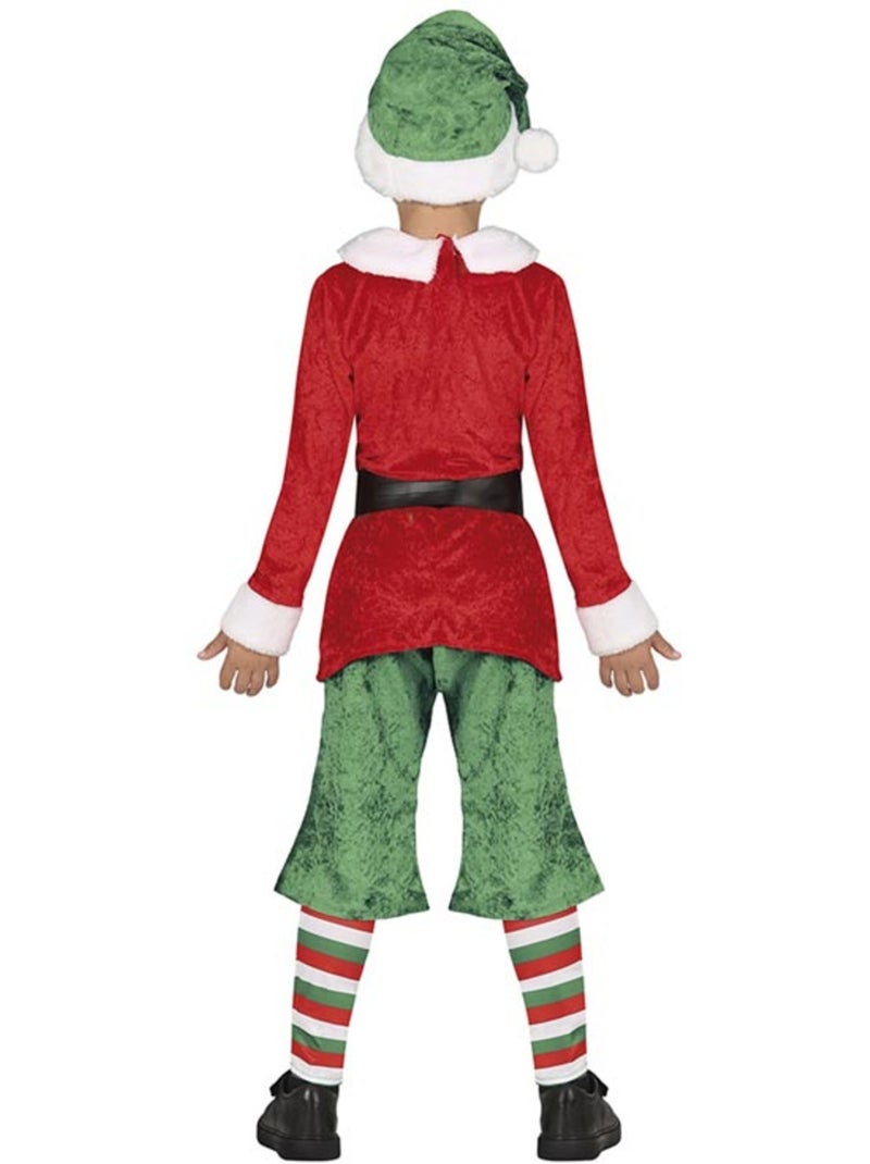 Costume d'elfe assistant du Père Noël avec chapeau Multicolore - Kiabi
