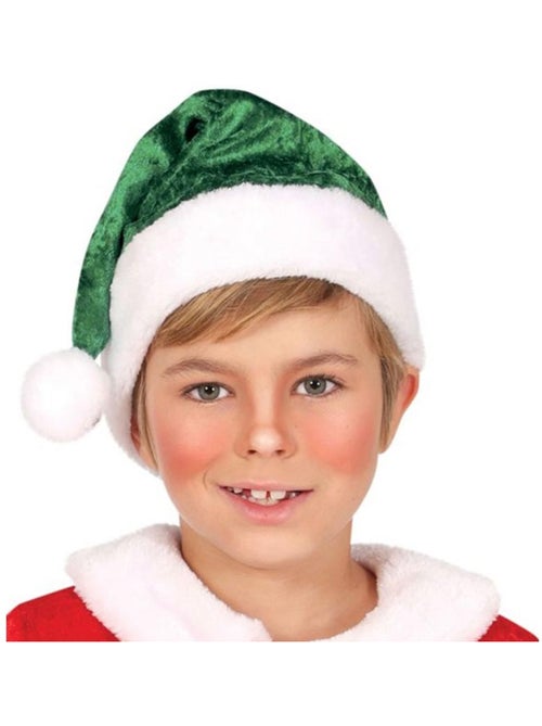 Costume d'elfe assistant du Père Noël avec chapeau - Kiabi