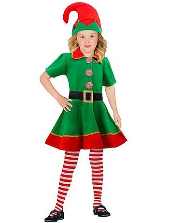 Costume d'elfe assistant du Père Noël