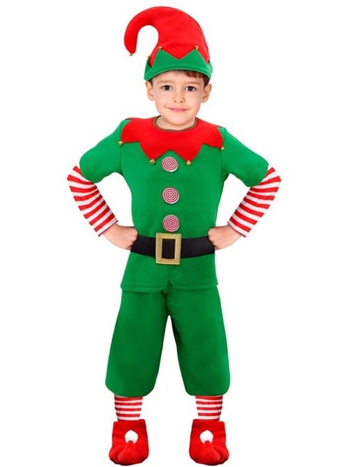 Costume d'elfe assistant du Père Noël - Kiabi