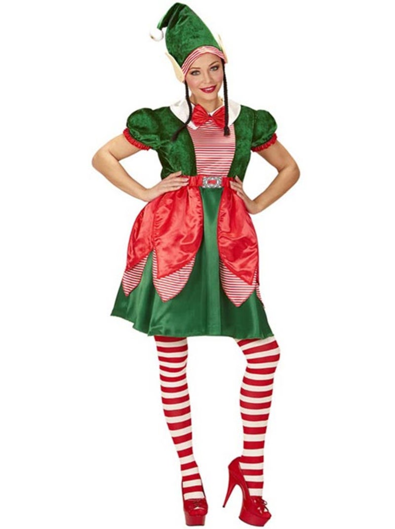 Costume d'elfe assistant du Père Noël Multicolore - Kiabi