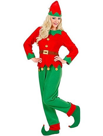 Costume d'elfe assistant du Père Noël