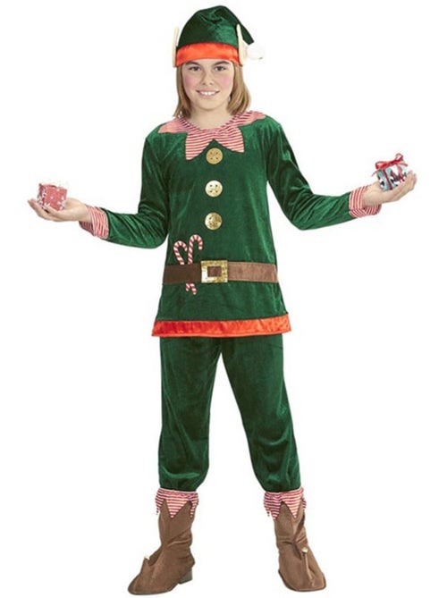 Costume d'elfe assistant du Père Noël - Kiabi