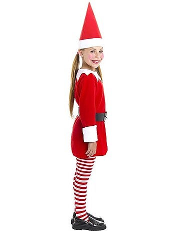 Costume d'elfe polaire avec robe et chapeau