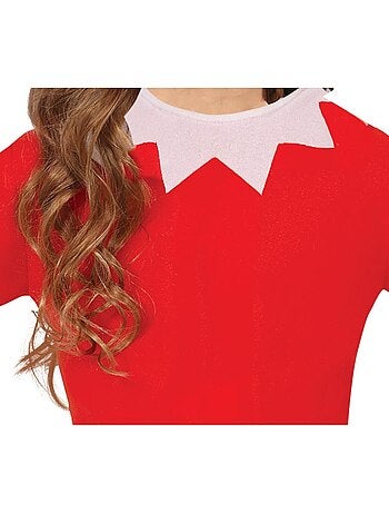 Costume d'elfe sur l'étagère de Noël