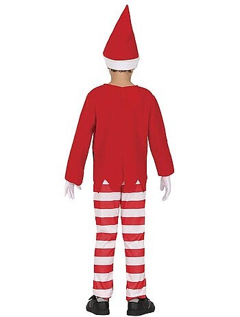 Costume d'elfe sur l'étagère de Noël