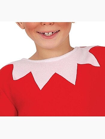 Costume d'elfe sur l'étagère de Noël