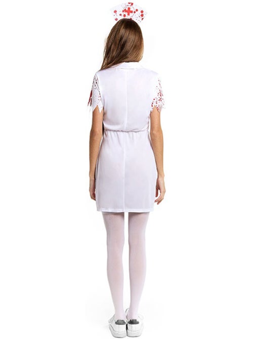 Costume d'infirmière ensanglantée - Kiabi