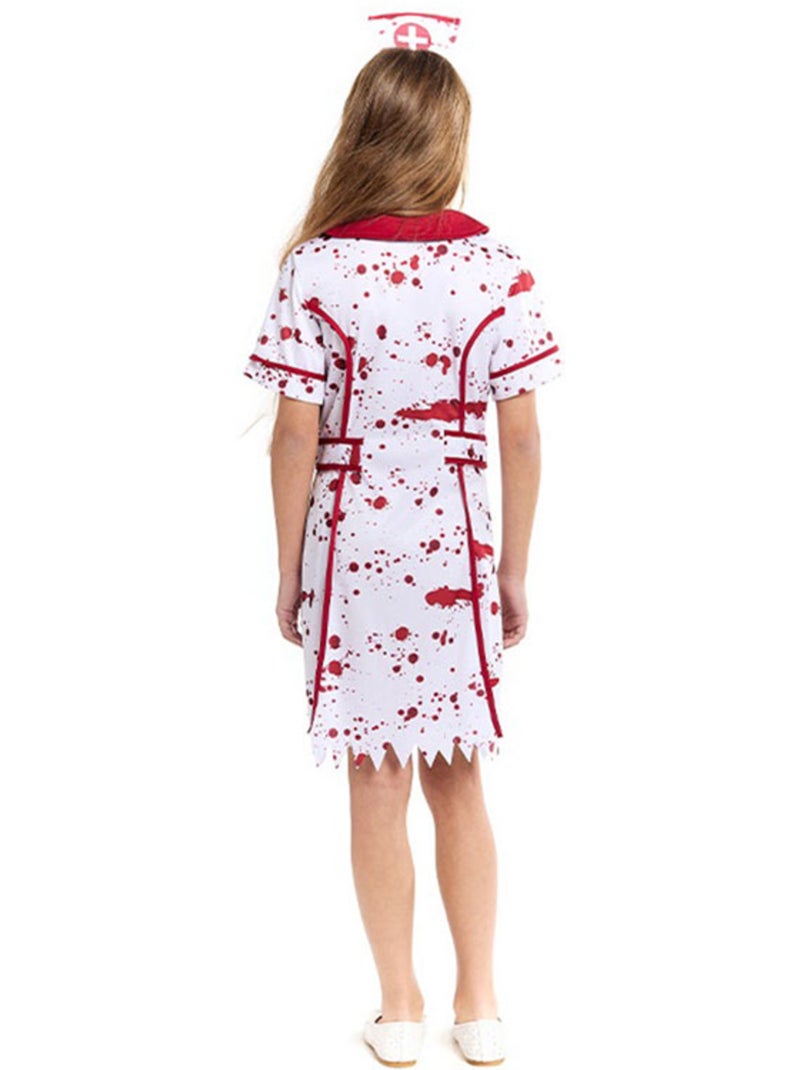 Costume d'infirmière ensanglantée Multicolore - Kiabi