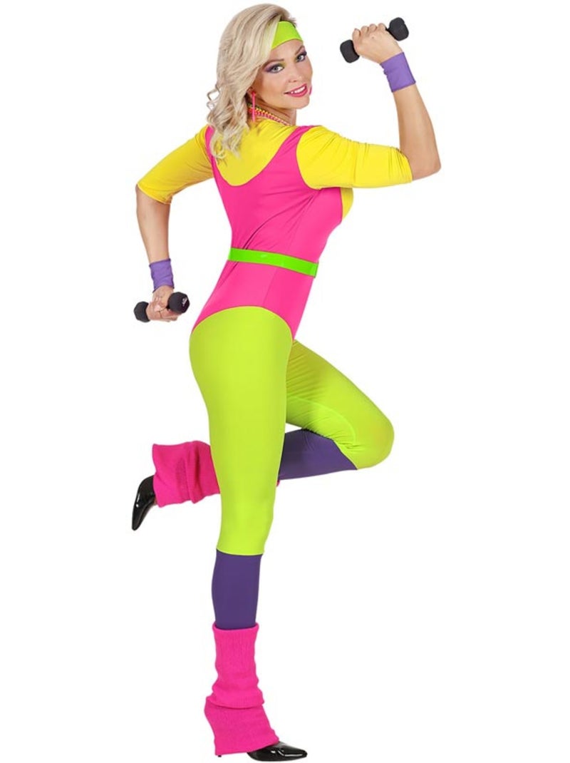 Costume d'instructrice d'aérobic des années 80 Multicolore - Kiabi