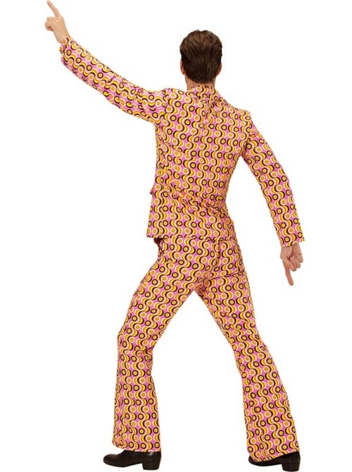 Costume disco des années 70 avec vagues et cercles - Kiabi