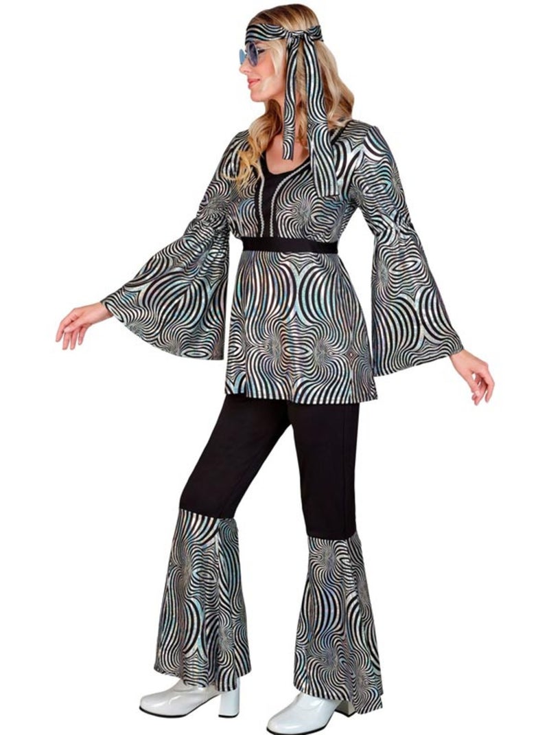 Costume Disco Waves des années 70 Multicolore - Kiabi