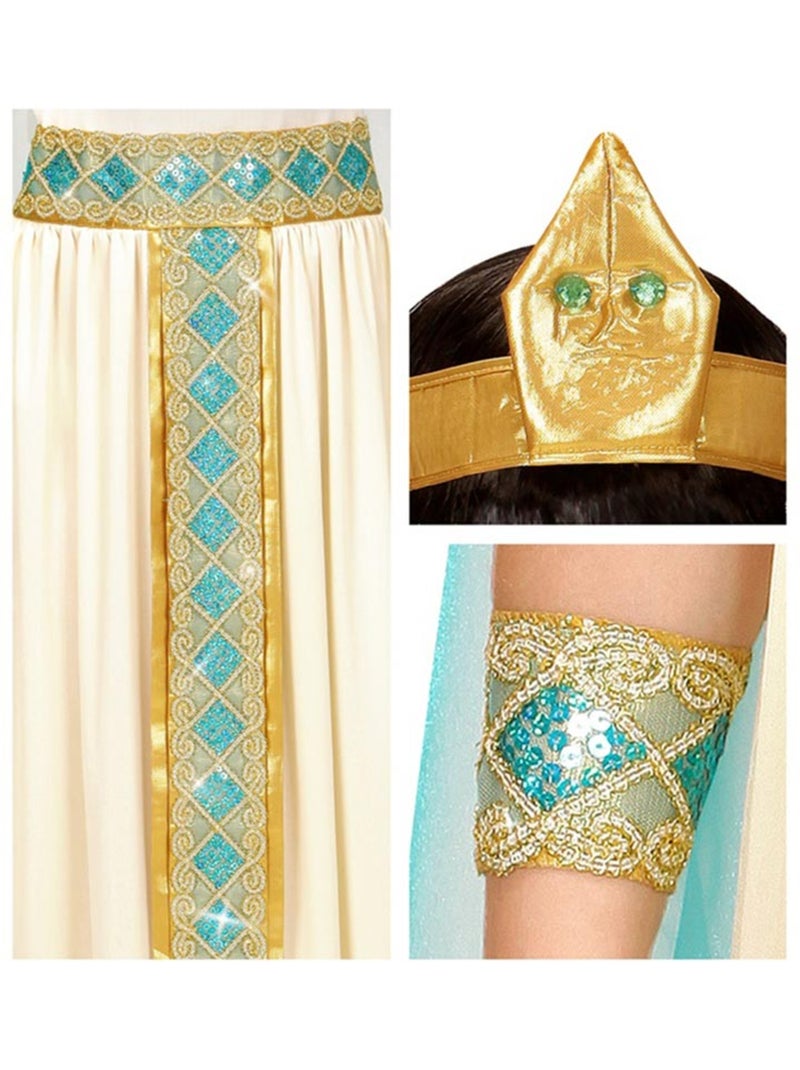 Costume égyptien de Cléopâtre Multicolore - Kiabi