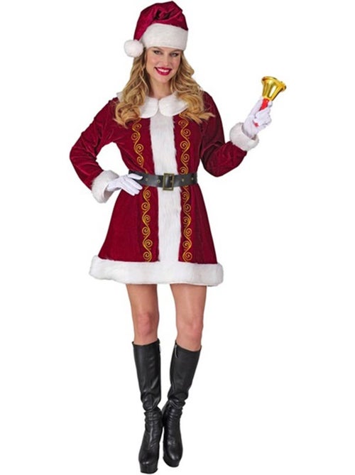 Costume élégant de Mère Noël - Kiabi