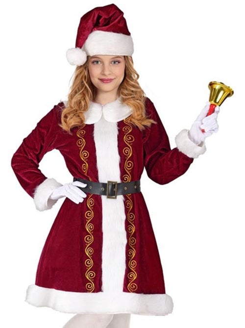 Costume élégant de Mère Noël - Kiabi
