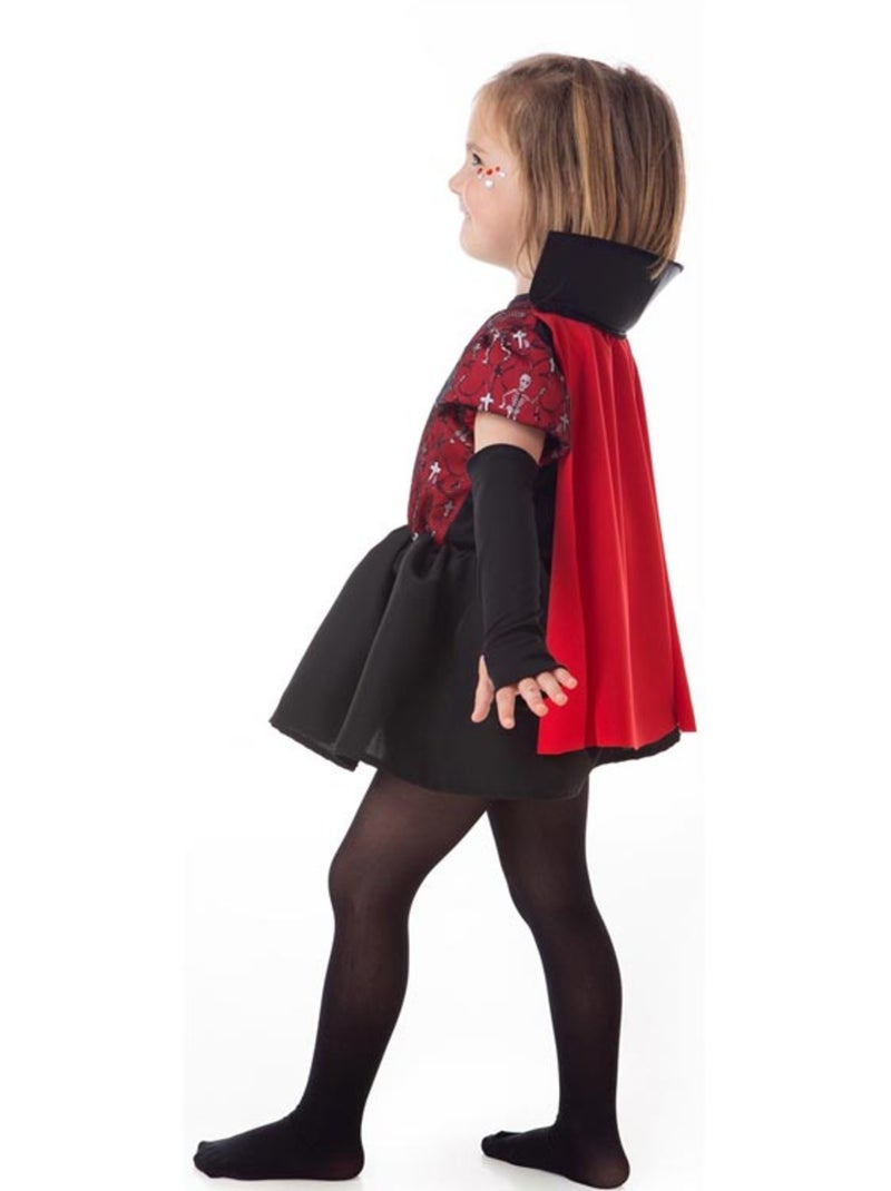 Costume élégant de vampire squelette avec cape Multicolore - Kiabi
