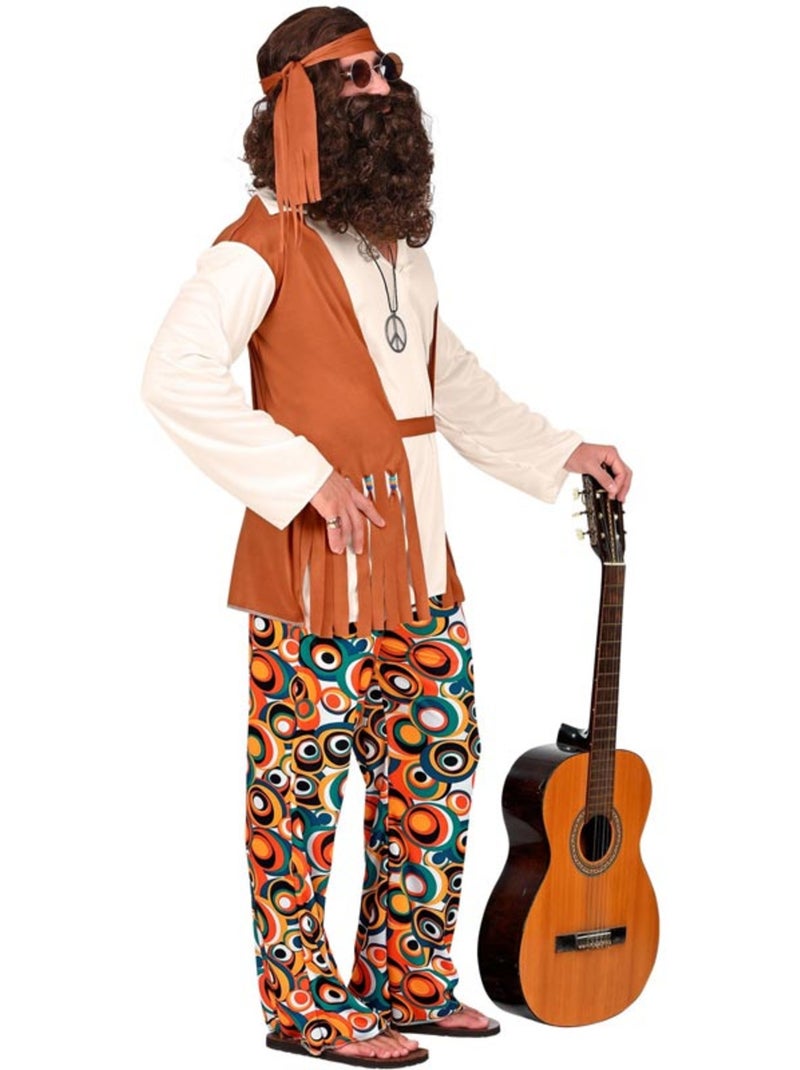 Costume hippie à longues franges Multicolore - Kiabi