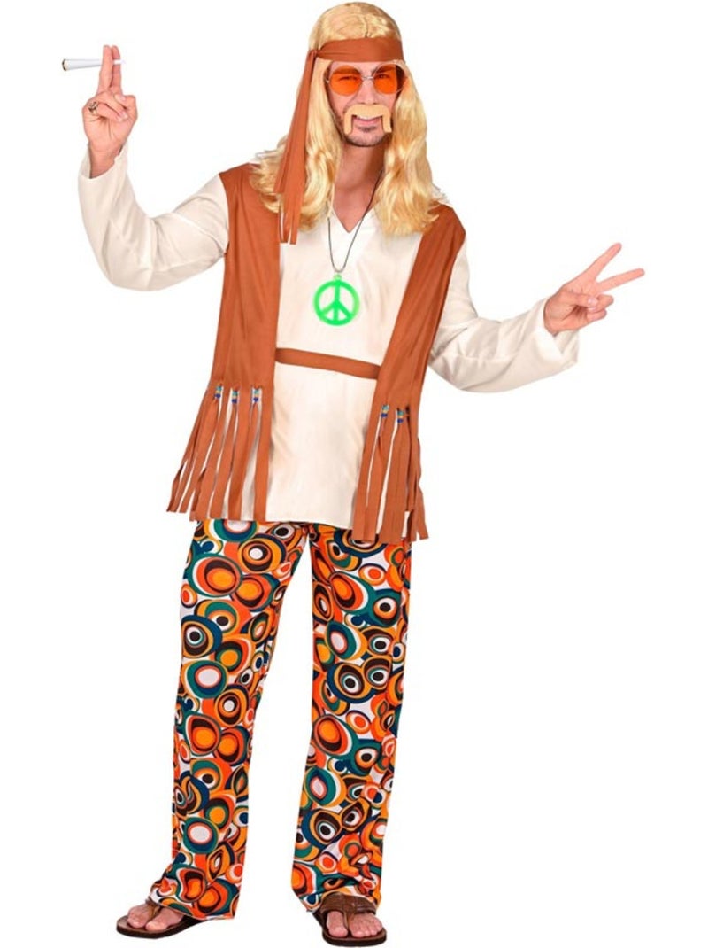Costume hippie à longues franges Multicolore - Kiabi