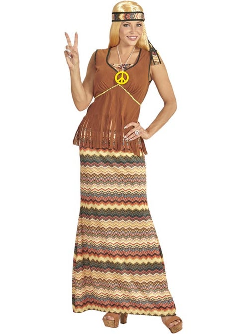 Costume hippie à rayures colorées - Kiabi