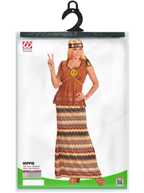Costume hippie à rayures colorées - Kiabi