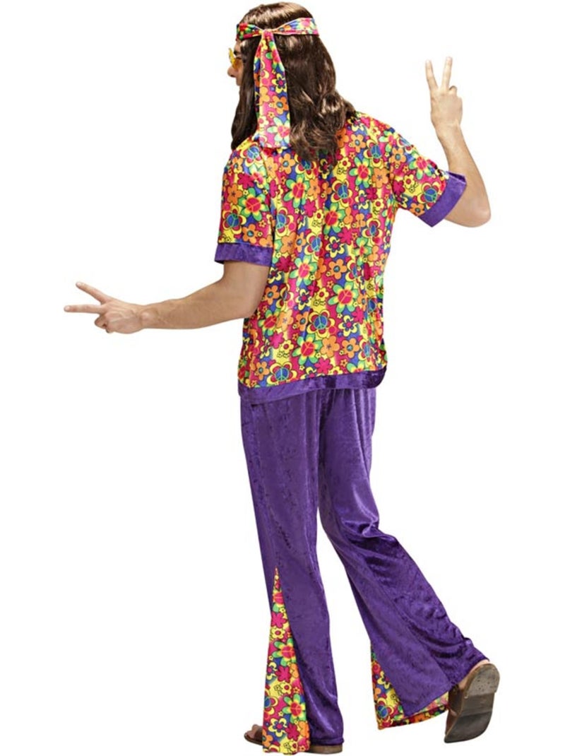Costume hippie en velours cloche Multicolore - Kiabi