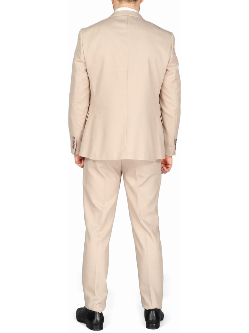 Costume jordan ville 2 pièces - Leader Mode Beige - Kiabi