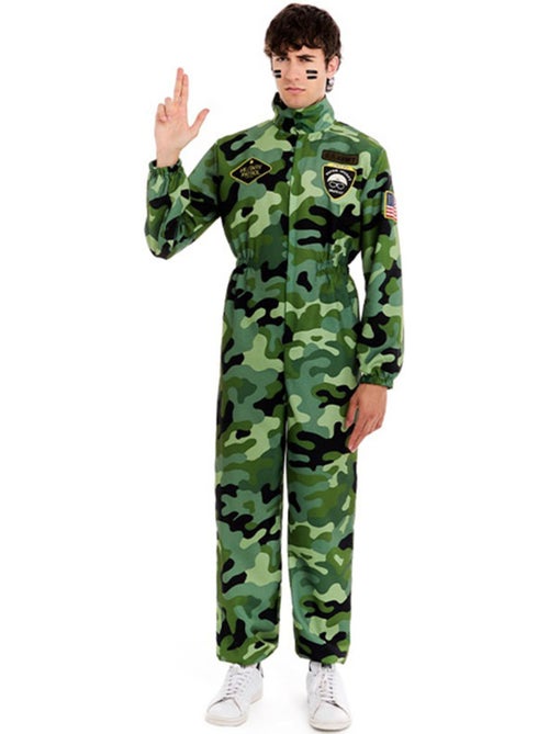 Costume militaire de camouflage - Kiabi