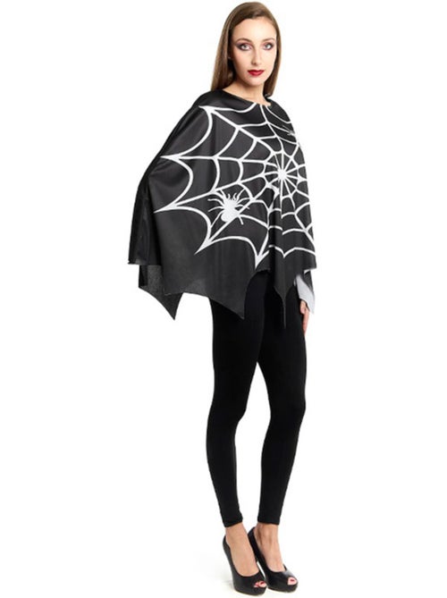 Costume ou poncho d'araignée effrayante - Kiabi