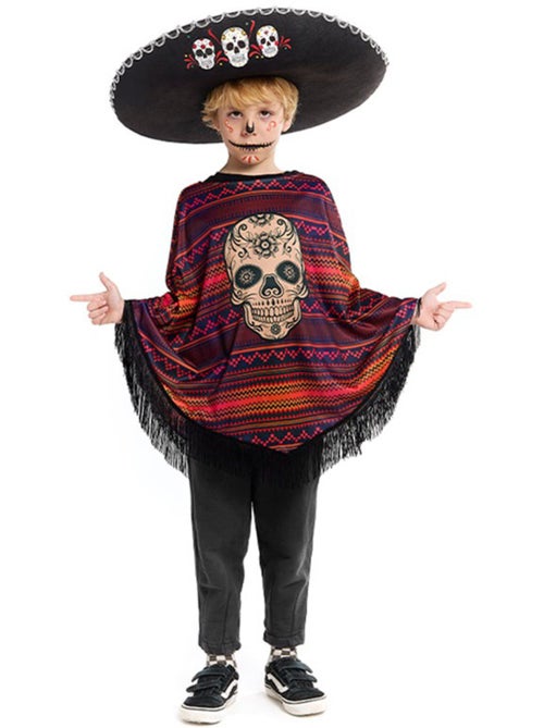 Costume ou poncho mexicain de Catrina - Kiabi