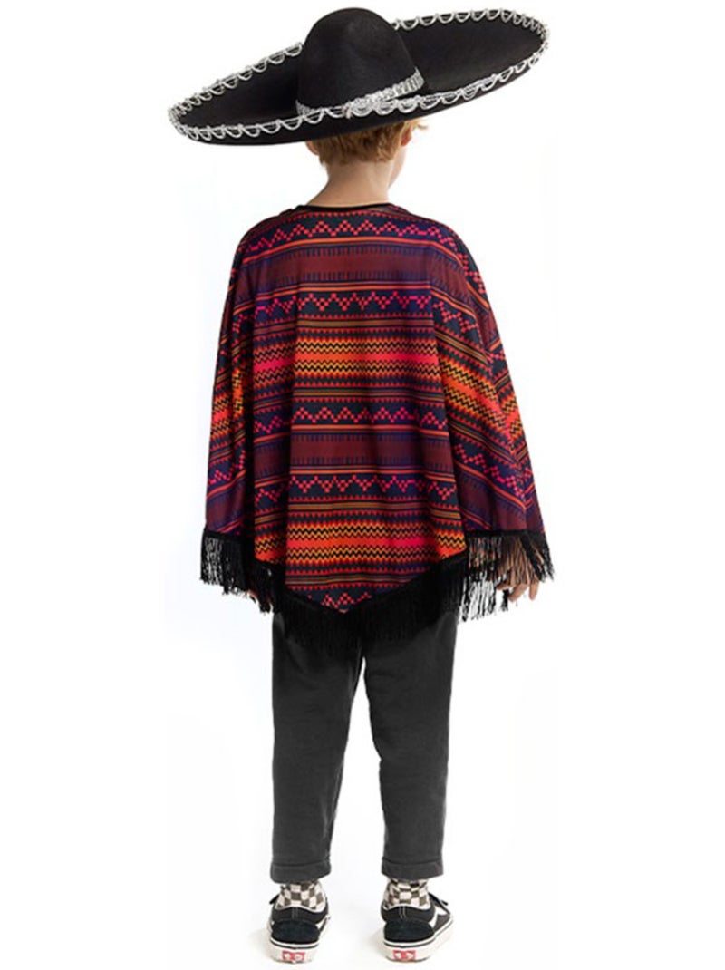 Costume ou poncho mexicain de Catrina Multicolore - Kiabi