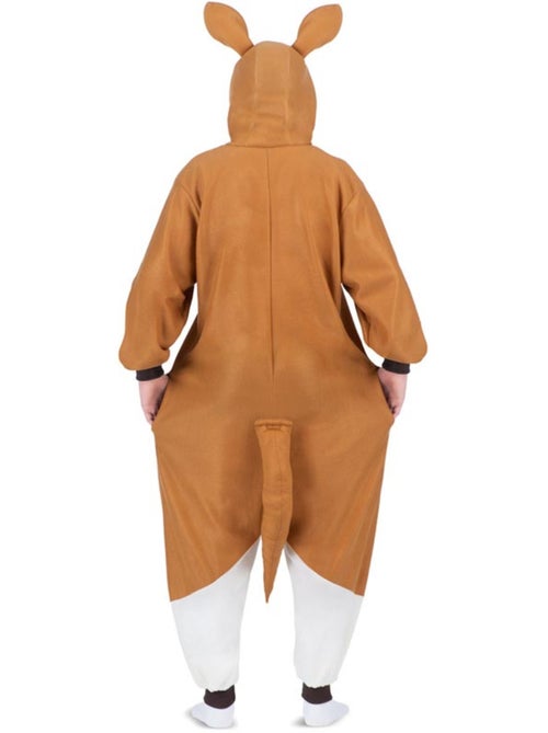 Costume ou pyjama kangourou avec capuche en peluche - Kiabi
