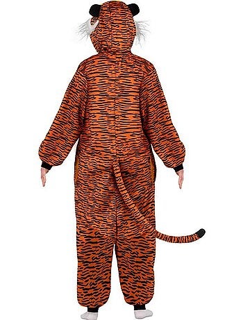 Costume ou pyjama tigre noir avec capuche