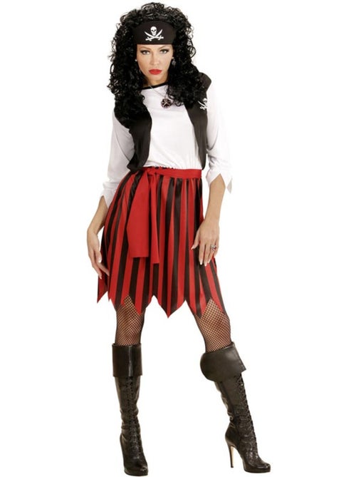 Costume rayé de pirate des Caraïbes - Kiabi