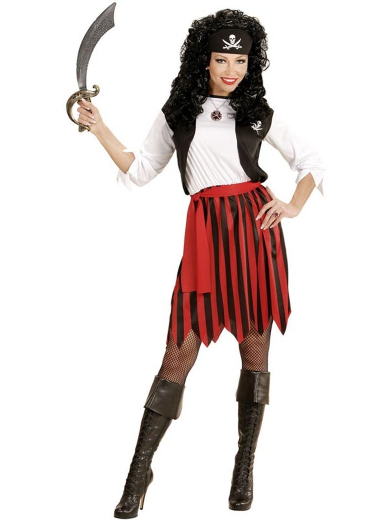 Costume rayé de pirate des Caraïbes Multicolore - Kiabi