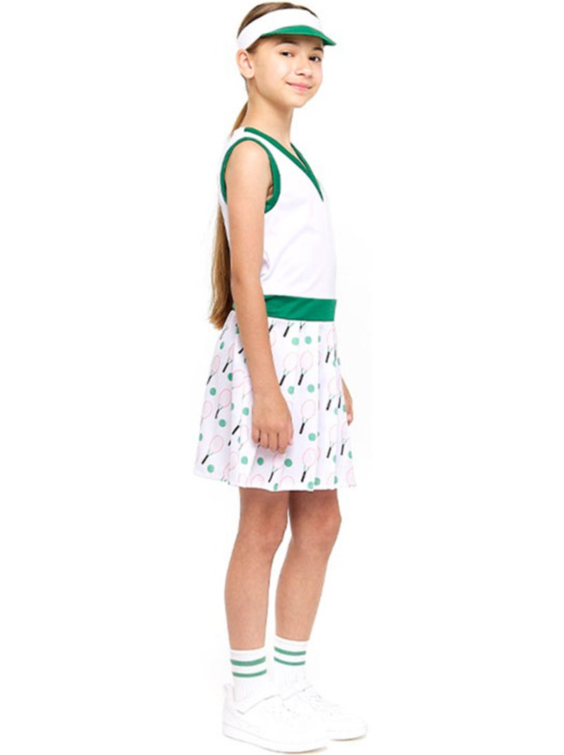 Costume rétro de joueur de tennis Multicolore - Kiabi