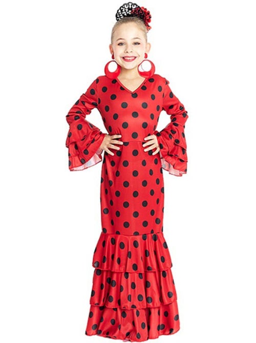 Costume sévillana traditionnel à pois - Kiabi