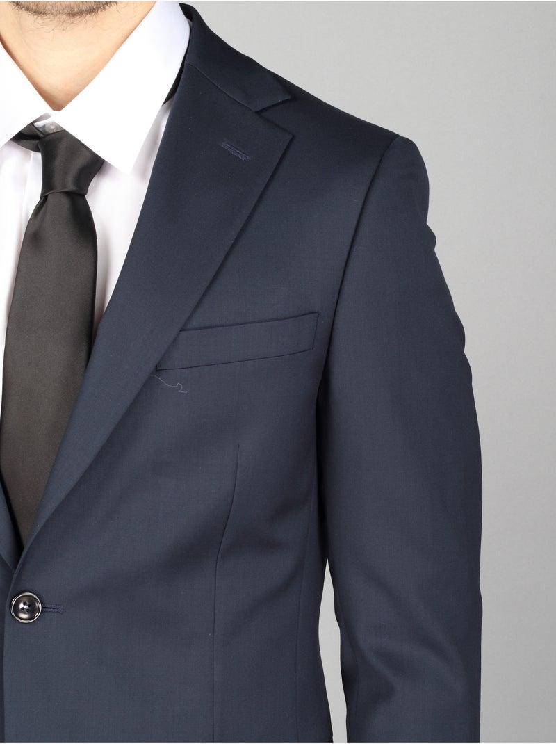 Costume uni prestige 2 pièces - Leader Mode Bleu - Kiabi