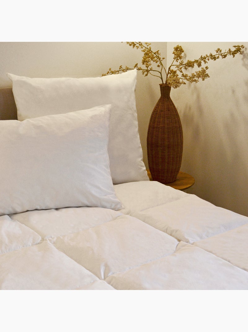 Couette chaude duvet et plumettes Blanc - Kiabi