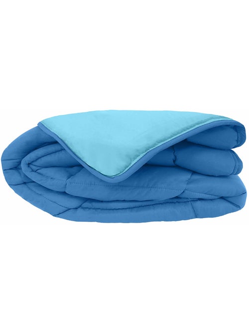 Couette chaude microfibre bicolore 400 gr/m2 - Kiabi Couette chaude microfibre bicolore 400 gr/m2 - Kiabi