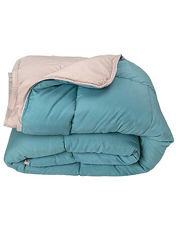 Couette chaude microfibre bicolore 400 gr/m2