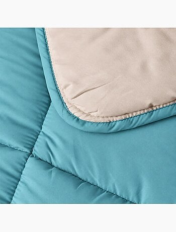 Couette chaude microfibre bicolore 400 gr/m2