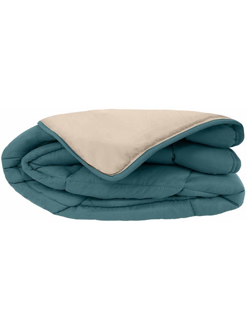 Couette chaude microfibre bicolore 400 gr/m2 - Kiabi Couette chaude microfibre bicolore 400 gr/m2 - Kiabi