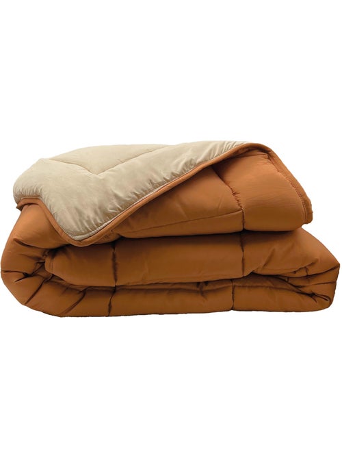 Couette chaude microfibre bicolore 400 gr/m2 - Kiabi Couette chaude microfibre bicolore 400 gr/m2 - Kiabi